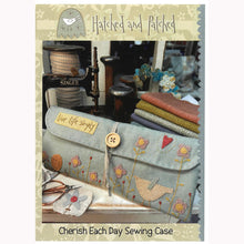 Load image into Gallery viewer, Cherish Each Day Sewing Case  &lt;BR&gt;Hatched &amp; Patched
