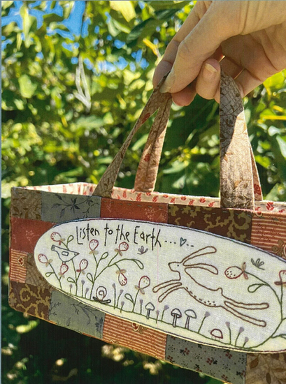 Listen To The Earth Bag <BR>Hatched & Patched
