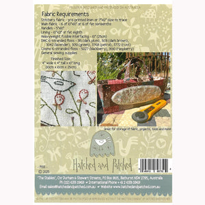 Listen To The Earth Bag <BR>Hatched & Patched