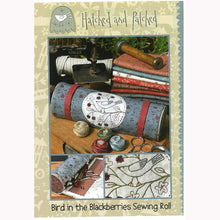 Load image into Gallery viewer, Bird In the Blackberries Sewing Roll&lt;BR&gt;Hatched &amp; Patched
