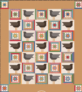 Crows In the Corn Quilt Pattern