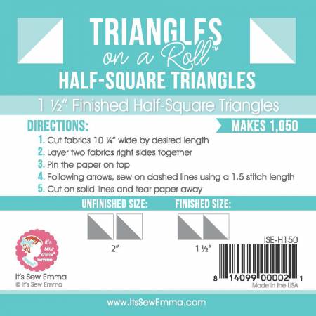 Half Square Triangles - 1.5