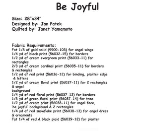 Be Joyful Kit & Pattern