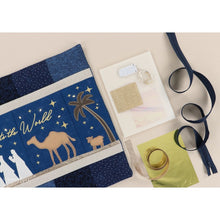 Load image into Gallery viewer, Nativity Bench Pillow &lt;BR&gt;Fabric &amp; Embellishments Kits&lt;BR&gt; CD Machine Embroidery Pattern
