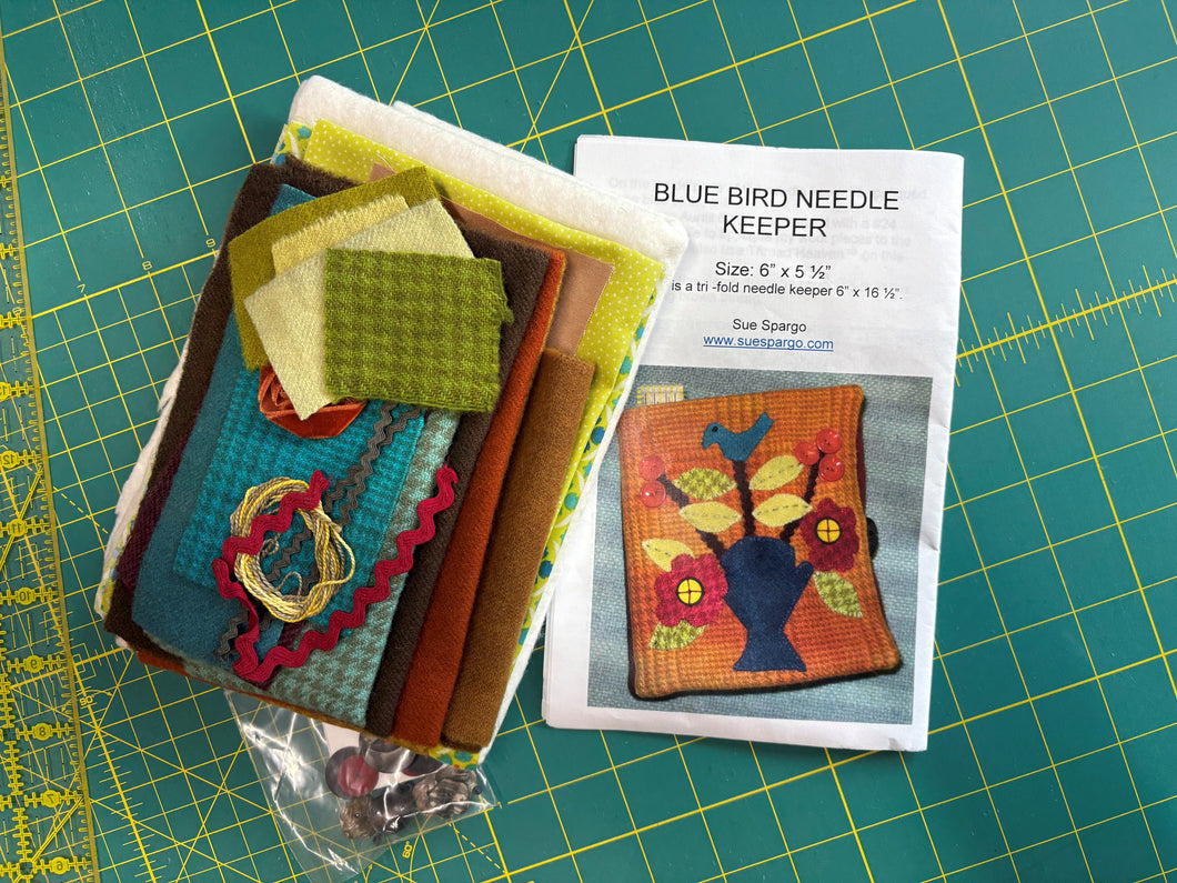 Blue Bird Needle Keeper
