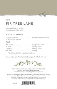 Fir Tree Lane