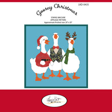 Load image into Gallery viewer, Goosey Christmas Sewing Applique Pattern
