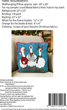 Load image into Gallery viewer, Goosey Christmas Sewing Applique Pattern
