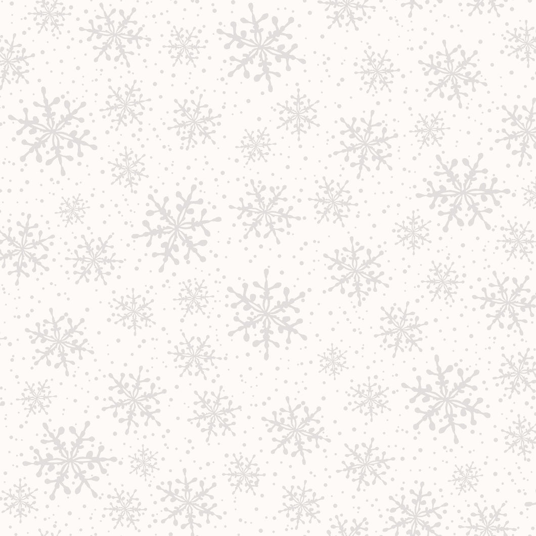Snowflakes Soft White <BR>MAS16007-SW