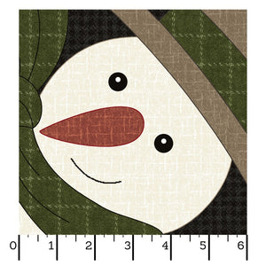 Holly Jolly Flannel Panel<BR>Designed by Bonnie Sullivan
