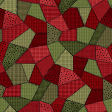 Load image into Gallery viewer, Patchwork Woolies Flannel - Greem, Red MASF411310-RG
