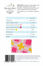 Load image into Gallery viewer, Plaid Plus Pattern
