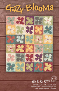 Crazy Blooms Kit & Pattern<BR>Once Known as Spring Fever