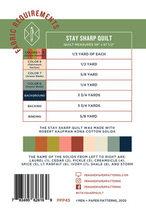 Stay Sharp Pattern