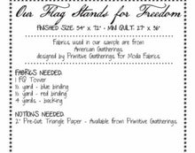 Load image into Gallery viewer, Our Flag Stands for Freedom Kit &amp; Pattern
