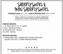 Load image into Gallery viewer, Shoofly Swirl &amp; Mini Shoofly Swirl
