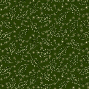 Cozy Christmas 108" Quilt Back <BR> QB111337D  HUNTER