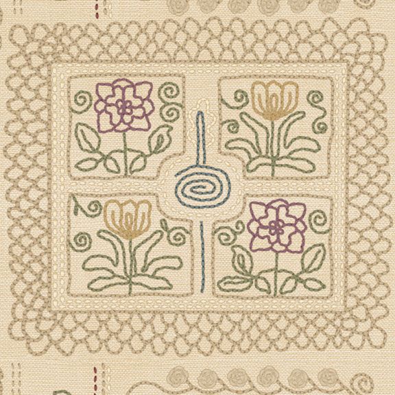 Timeless Stitches - QB602022D-CREAMSew N' Wild Oaks – Barn Chick Quilts
