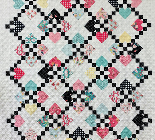 Cross My Heart Quilt Pattern