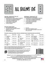 Load image into Gallery viewer, All Hallow's Eve Applique Machine Embroidery Quilt Pattern
