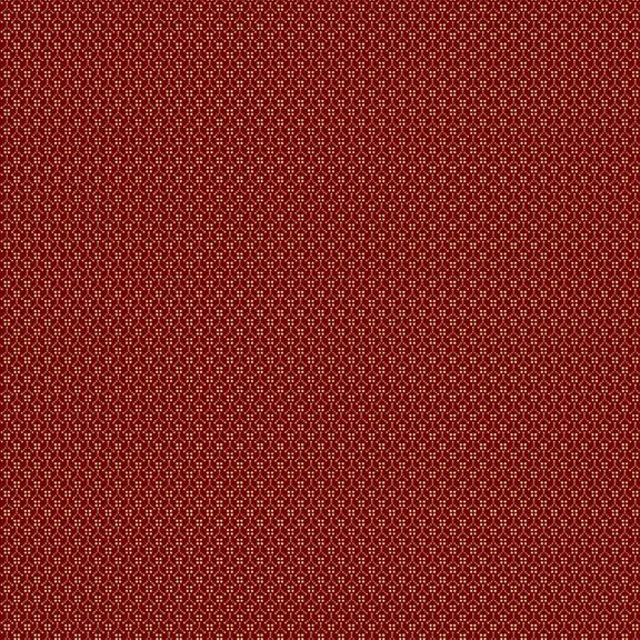 Cozy Christmas <BR> R111333D  Red <BR>Tiny Stars