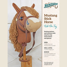 Load image into Gallery viewer, Mustang Stick Horse
