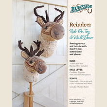 Load image into Gallery viewer, Reindeer Ride-On Toy &amp; Wall Decoration
