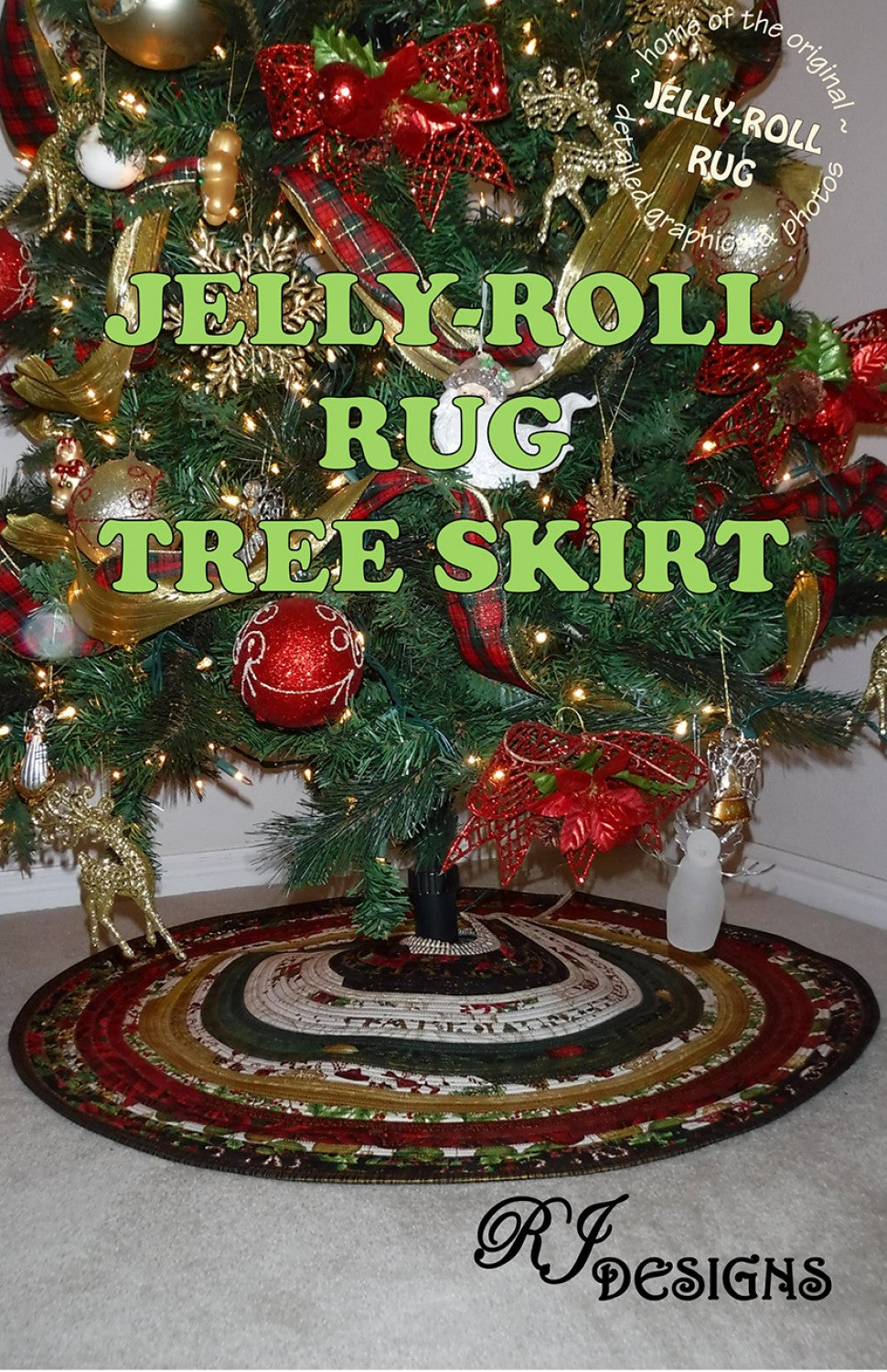 Jelly Roll Rug Tree Skirt