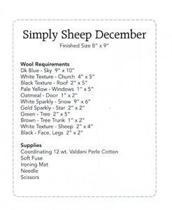 Simply Sheep December