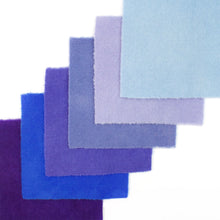 Load image into Gallery viewer, Paint Chips - 5" Squares<BR>Hand Dyed Wool Blue Solid by Sue Spargo
