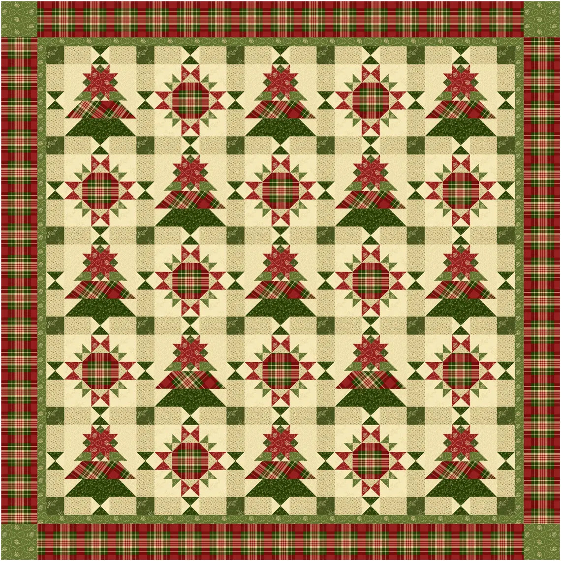 Cozy Country ChristmasKit & Pattern – Barn Chick Quilts