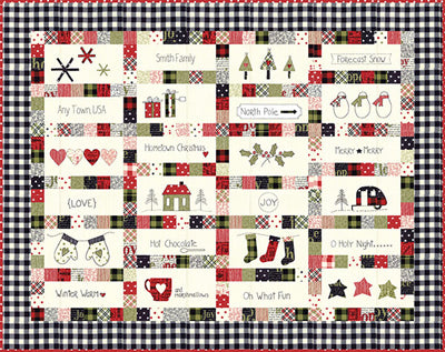 Red Barn good Christmas Quilt Kit by Sweetwater for Moda