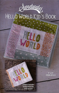 Hello World Kid's Book Kit & Pattern