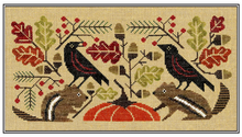 Load image into Gallery viewer, Happy Harvest Cross Stitch Pattern

