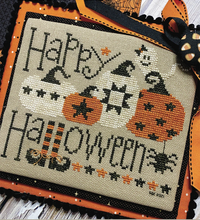 Load image into Gallery viewer, Happy Halloween <BR> Cross Stitch Pattern
