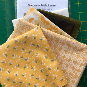 Sunflower Table Runner Kit & Pattern