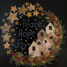 Load image into Gallery viewer, Peace Hope Joy Wool Kit &amp; Pattern
