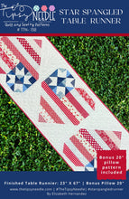 Load image into Gallery viewer, Star Spangled Table Runner &amp; Pillow
