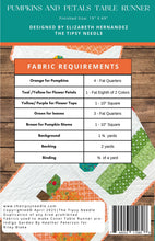 Load image into Gallery viewer, Pumpkins &amp; Petals Table Runner
