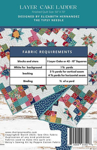 Layer Cake Ladder Quilt Pattern