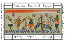 Load image into Gallery viewer, Patriotic Pinwheel Parade<BR>Cross Stitch Pattern
