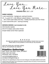 Load image into Gallery viewer, Love You...Love You More Quilt Kit &amp; Pattern
