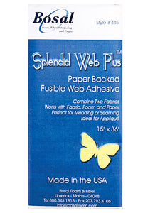 Splendid Web Plus Paper Backed Fusible Web Adhesive