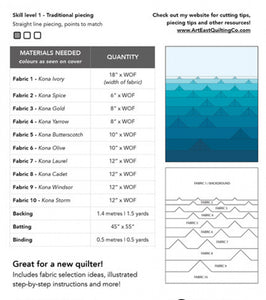 Choppy Waters Quilt Pattern