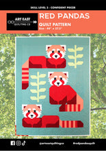 Load image into Gallery viewer, Red Pandas Quilt Pattern
