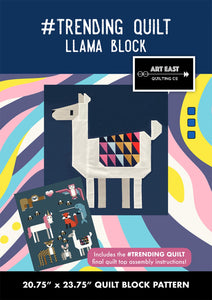 TRENDING QUILT - Llama Block