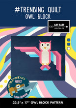 Load image into Gallery viewer, TRENDING QUILT -Owl Block
