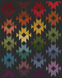 Mirrored Mountains Quilt Kit or Pattern