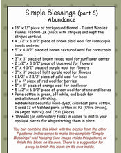 Load image into Gallery viewer, Simple Blessings - Part 6 - Abundance
