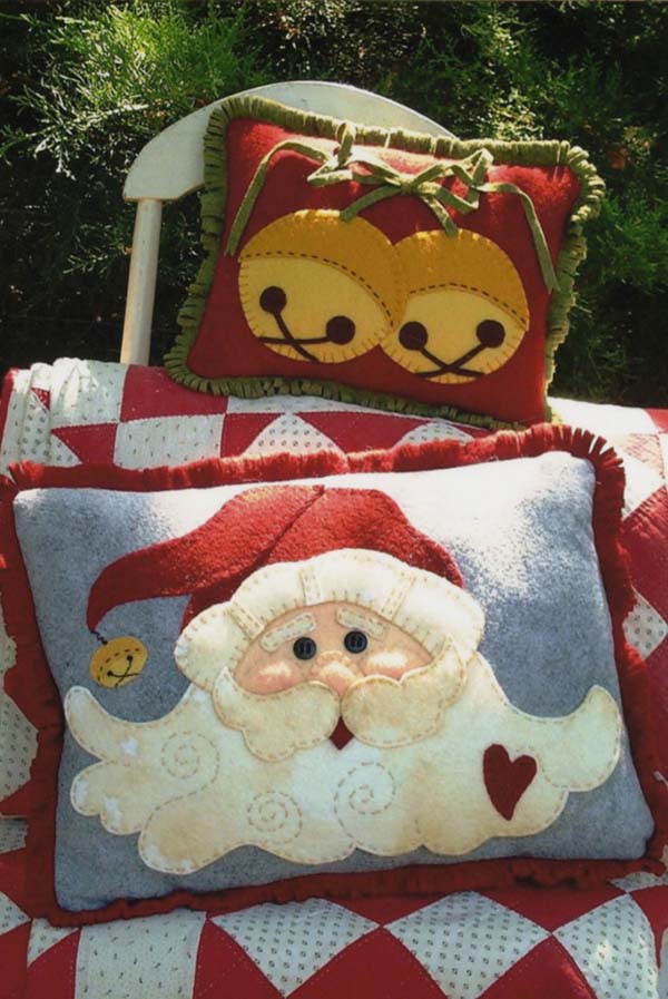 Jingle Bell Santa Pillow Kit